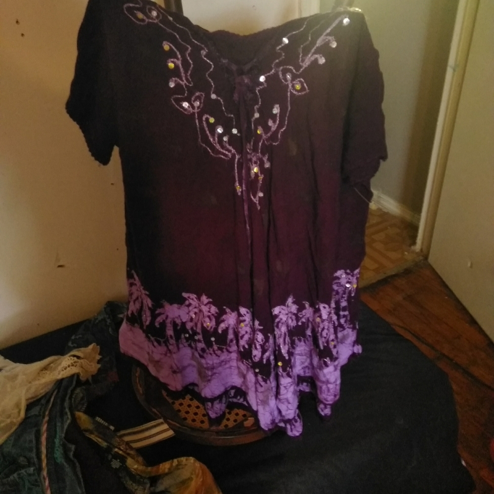 Purple shirt